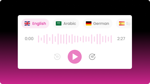 Supports Multiple Languages