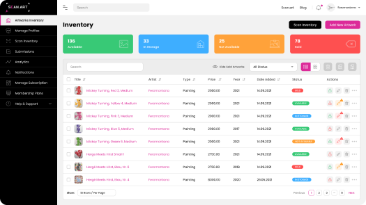 Keep track of your inventory